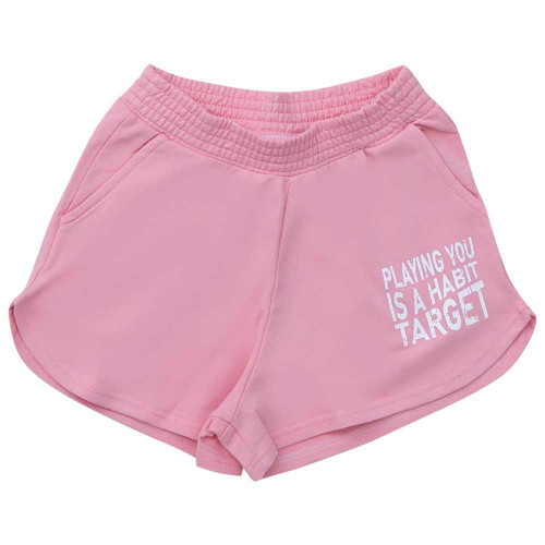 Target Παιδικό σετ Girls Crop Top & Shorts Single Jersey "Players'' Set
